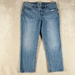 Madewell Jeans Women 16W Blue The Perfect Vintage Straight Medium Wash High Rise